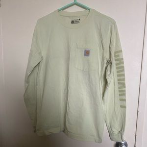 PASTEL GREEN CARHARTT LONGSLEEVE